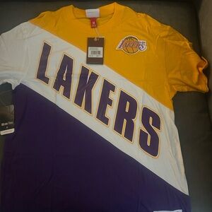 Lakers Yellow and Purple T-Shirt